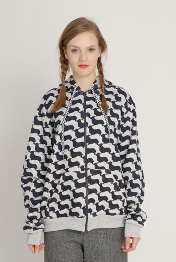 AW1213 PEDIGREE ENTOURAGE HYPER HOODY - NAVY